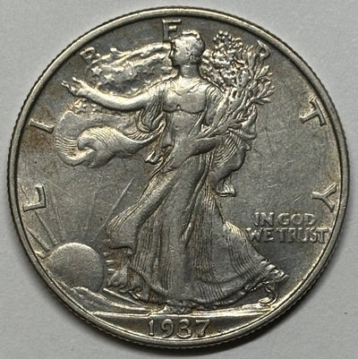 1937 Walking Liberty Half Choice About Uncirculated