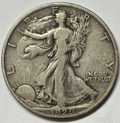 1929-S Walking Liberty Half Very Fine