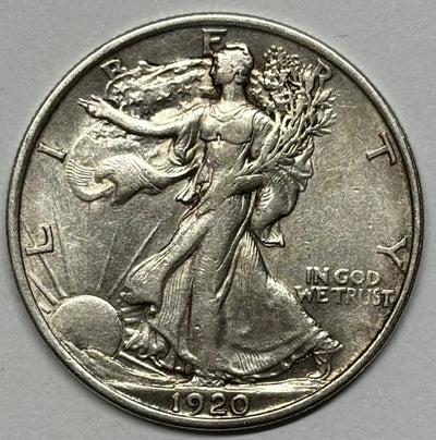 1920 Walking Liberty Half Choice About Uncirculated