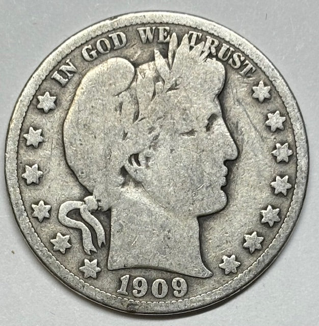 1909 Barber Half . . . . Good/VG