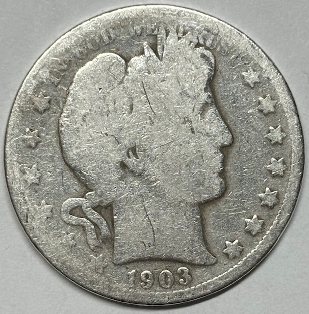 1903 Barber Half . . . . About Good