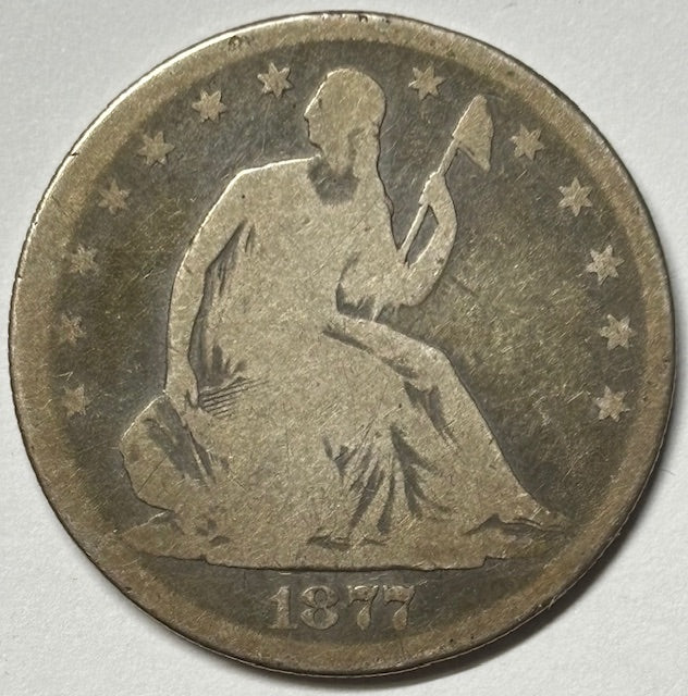 1877-S Seated Liberty Half . . . . Good