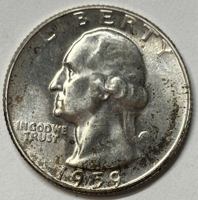 1959 Washington Quarter Gem Brilliant Uncirculated