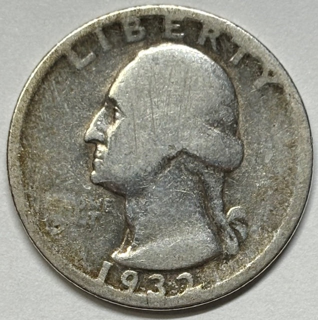 1932 Washington Quarter Good polished