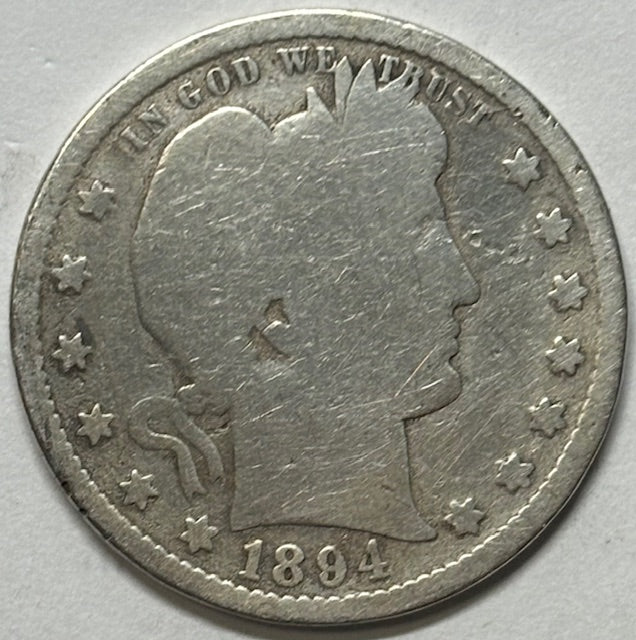 1894-S Barber Quarter . . . . Good