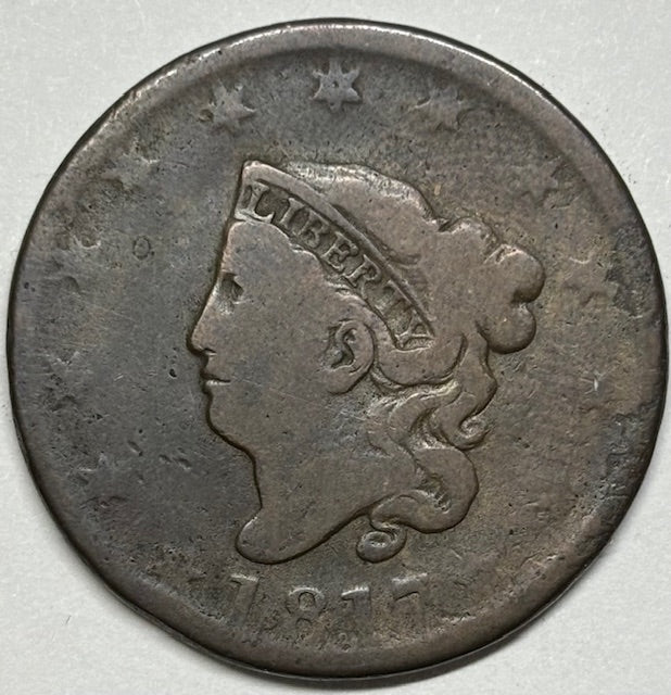 1817 Matron Head Large Cent . . . . Very Good