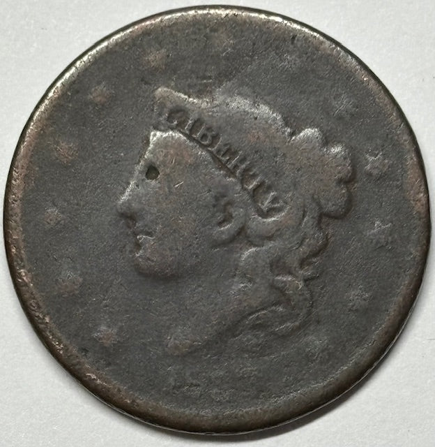 1837 Matron Head Large Cent . . . . Good