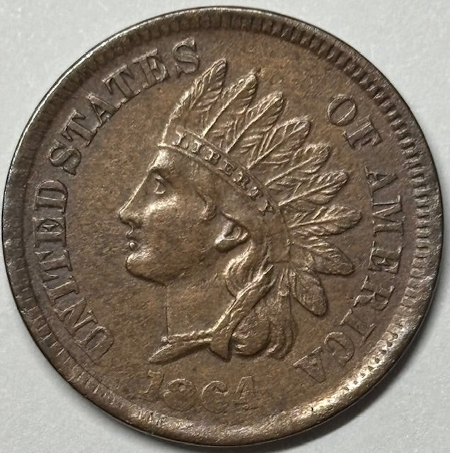 1864 L Indian Cent . . . . Select Uncirculated Brown