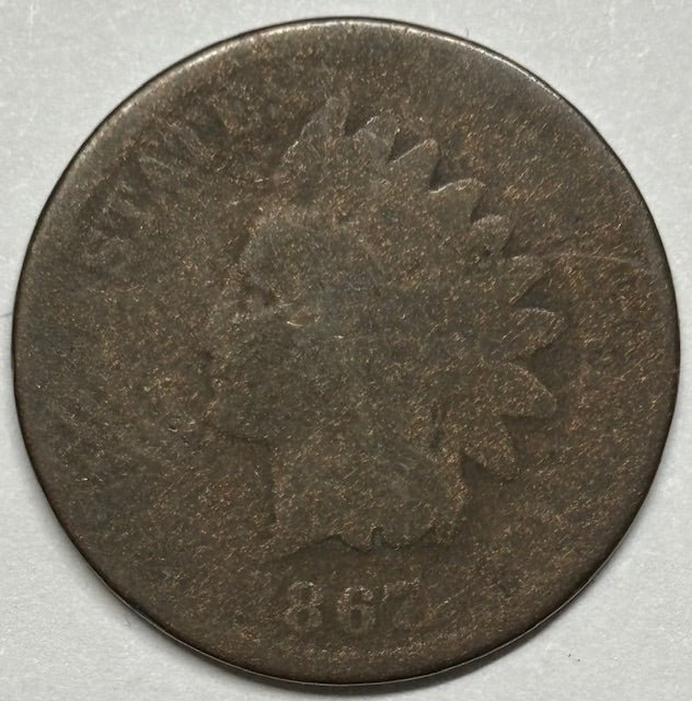 1867 Indian Cent . . . . Poor