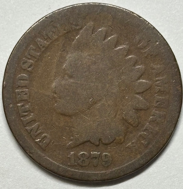 1879 Indian Cent . . . . About Good