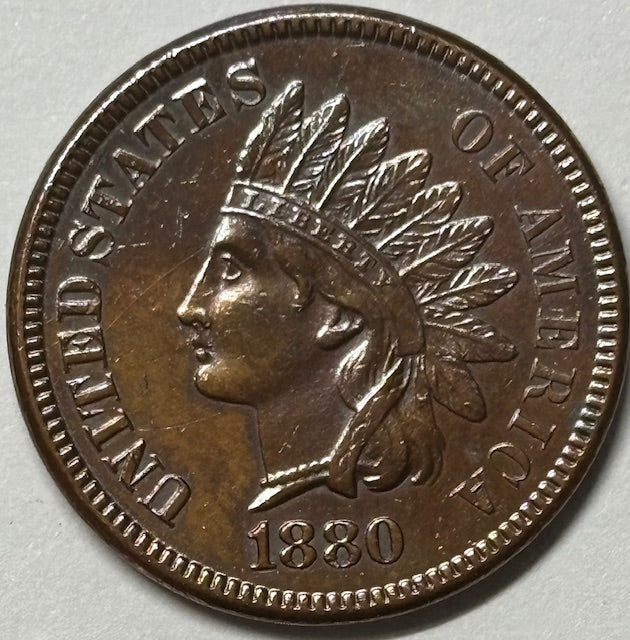 1880 Indian Cent . . . . Choice BU cleaned