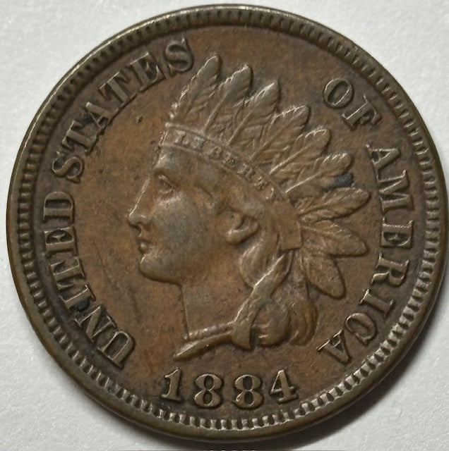 1884 Indian Cent . . . . Extremely Fine