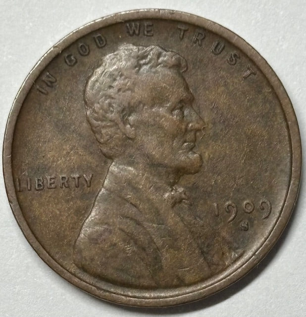 1909-S VDB Lincoln Cent . . . . Extremely Fine