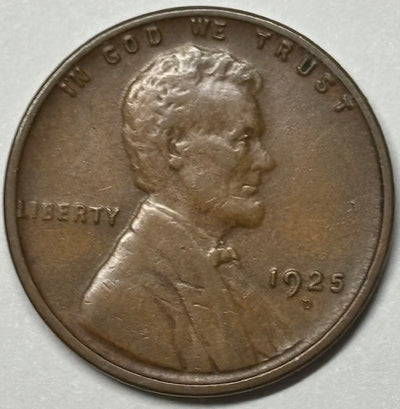 1925-D Lincoln Cent Extremely Fine