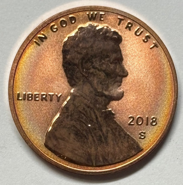 2018-S Lincoln Shield Cent Superb Reverse Proof Cameo