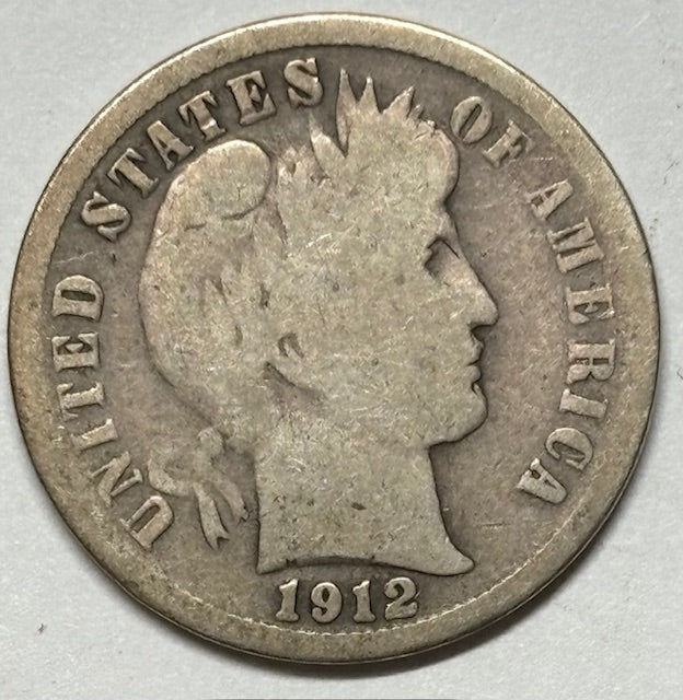 1912-S Barber Dime . . . . Good