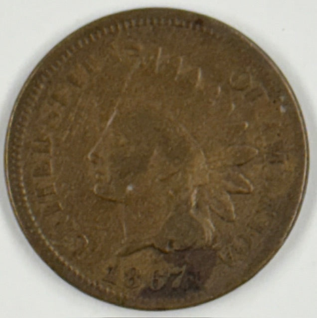 1867 Indian Cent . . . . Fine