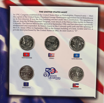 2002   The 50 State Quarters & Euro Coin Collection.....Gem Proof