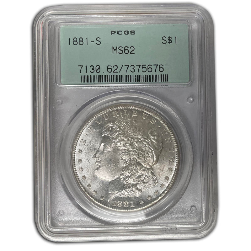 1881-S Morgan Dollar . . . . PCGS MS-62