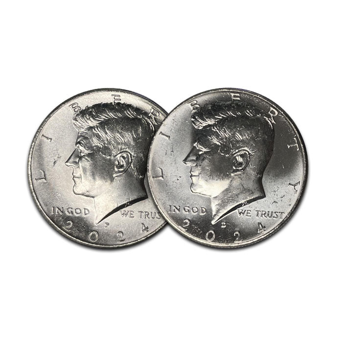 2024 P & D Kennedy Half Pair Brilliant Uncirculated