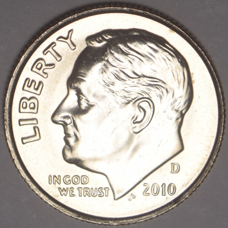 2010-D Roosevelt Dime . . . . Brilliant Uncirculated