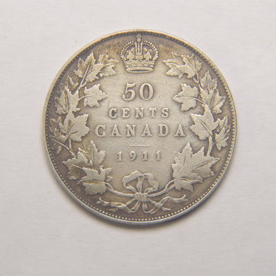 1911 Canadian Half . . . . Fine/VF