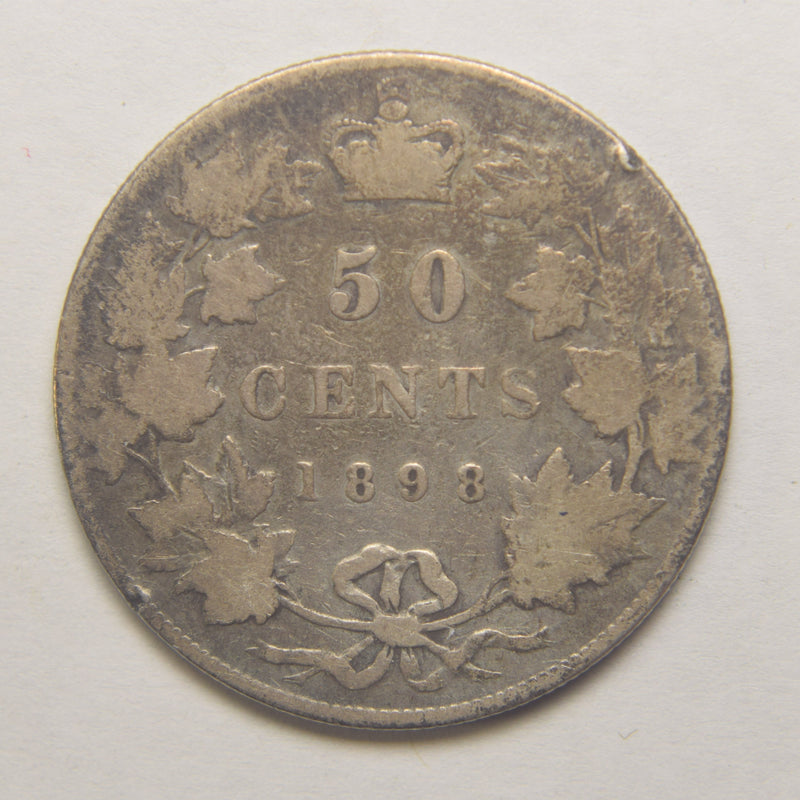 1898 Canadian Half Very Good