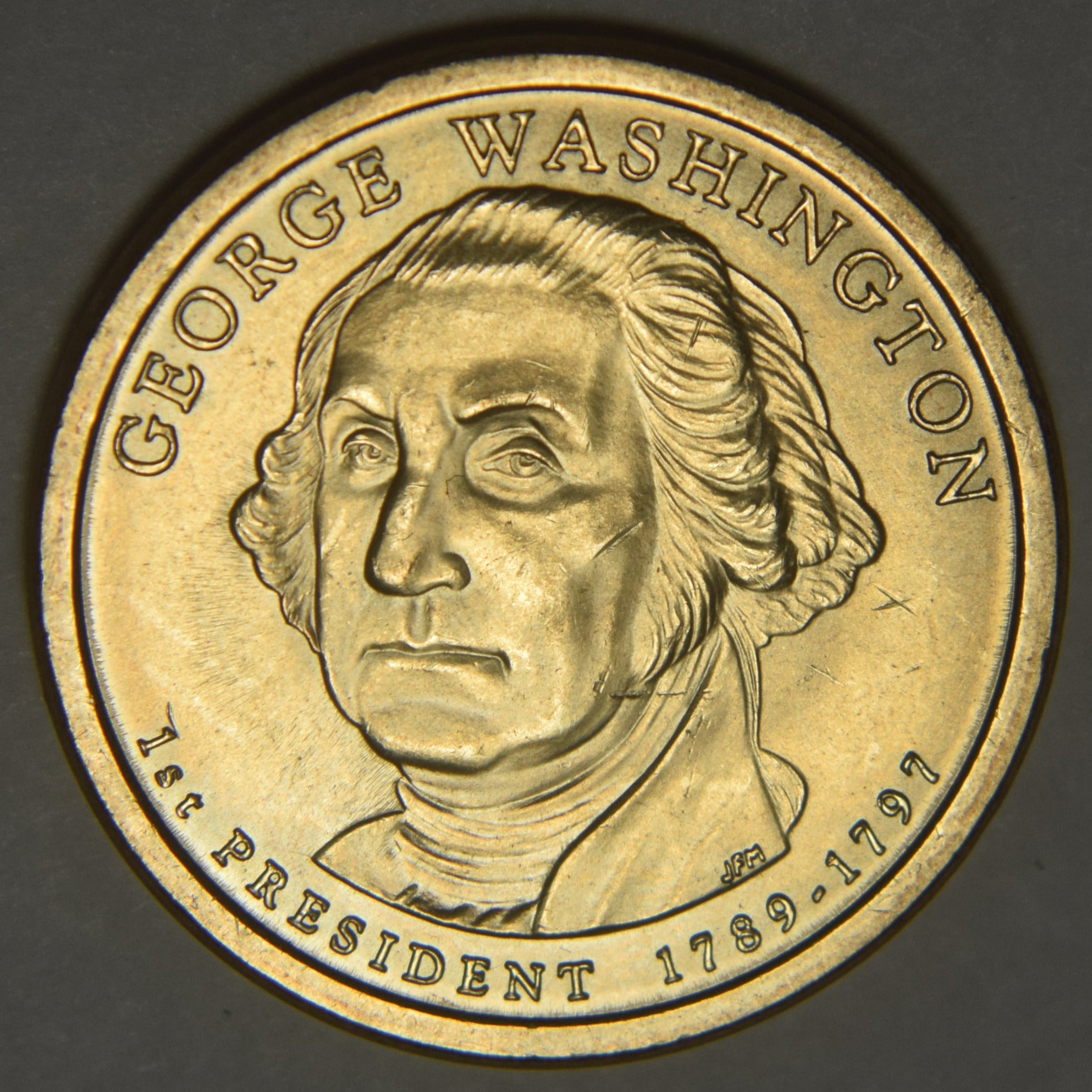 2007 Washington Dollar Missing Lettered Edge Choice Brilliant ...