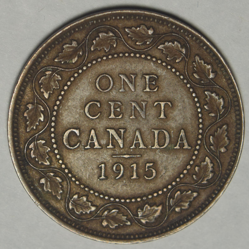 1915 Canadian Cent XF/AU