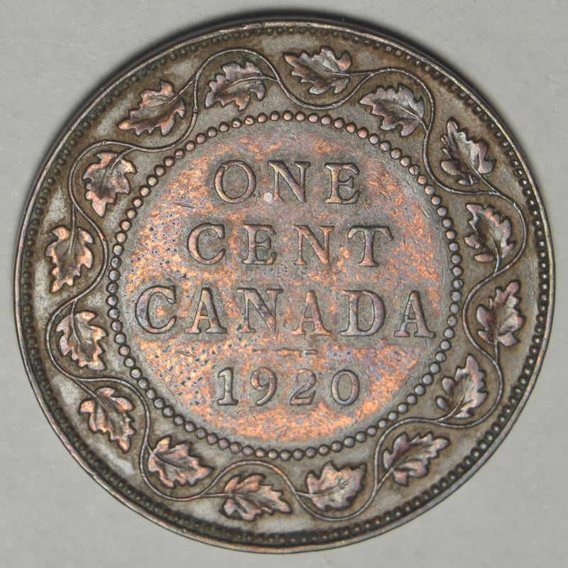 1920 Large Canadian Cent Select Uncirculated Brown