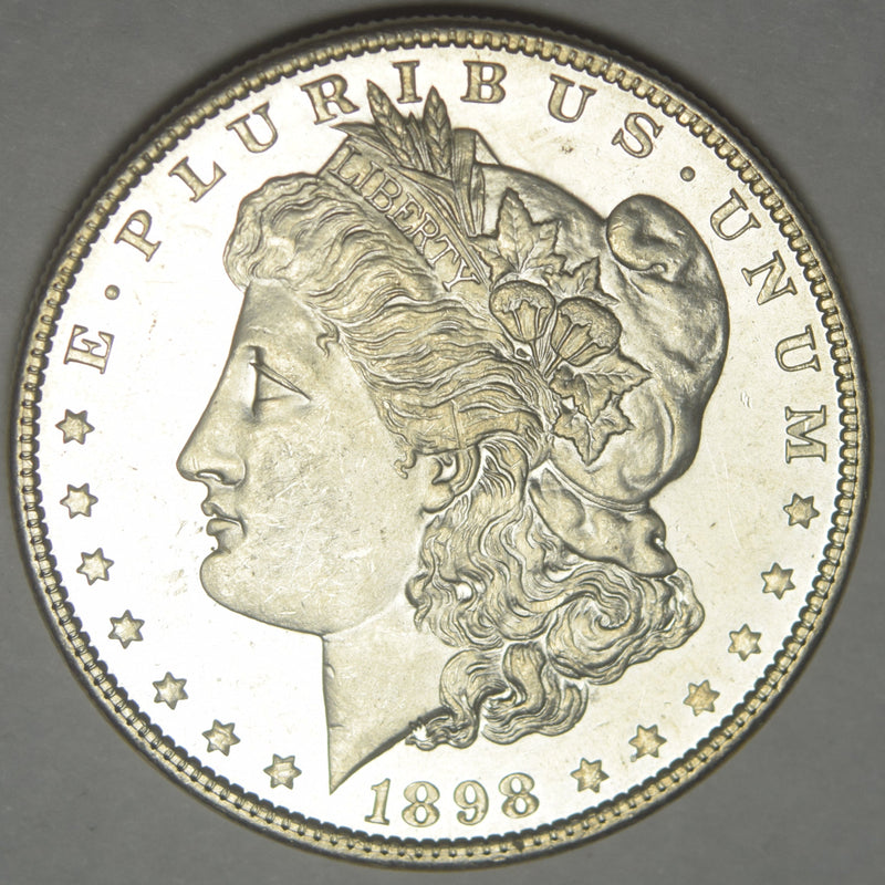 1898 Morgan Dollar . . . . Gem BU Prooflike